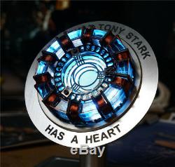 Master Grade Iron Man Mk1 Arc Reaktor Display Box Standfuß Glas Fall USB DIY