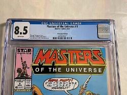 Masters Of The Universe #9 CGC 8.5 Newsstand Scarce White Pages Marvel 1987