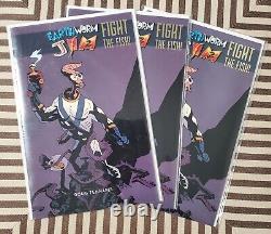 Mike Mignola Cover Earthworm Jim 2 Fight The Fish by Doug TenNapel 3 copies