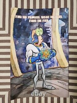 Mike Mignola Cover Earthworm Jim 2 Fight The Fish by Doug TenNapel 3 copies