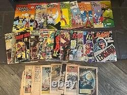 Misc Vintage Comic Book Lot Flaming Carrot Flash Teen Titans