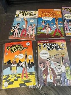 Misc Vintage Comic Book Lot Flaming Carrot Flash Teen Titans