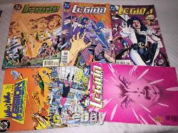 Mixed LOT OF 51 LEGION OF SUPER HEROES DC COMICS Graphic Comic BOOKS (LOT 17)