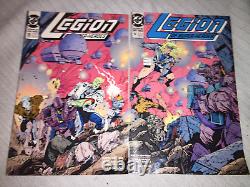 Mixed LOT OF 51 LEGION OF SUPER HEROES DC COMICS Graphic Comic BOOKS (LOT 17)