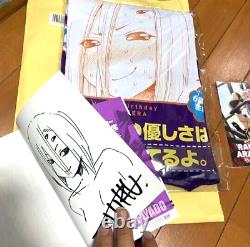 Monster Musume Autographed OKAYADO Comic Book #6 T-shirt SET Rachnera Limited 50