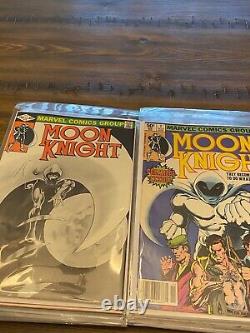 Moon Knight Bronze Age Lot of 25 Very Nice Books. Lots of KEYS