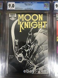 Moon Knight Comic Lot High Grade CGC Books