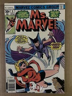 Ms Marvel #9 1977 Original Comic Book 1st Appearance of Deathbird