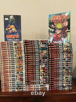 NARUTO MANGA Series Collection Volumes 1-72 BOOKS + extras OOP ENGLISH