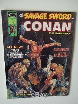 NEAR COMPLETE The Savage Sword Of Conan Comic Book Set-A MUST SEE