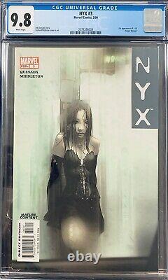 NYX #3, NYX3, 1st Appearance Laura Kinney X-23, CGC 9.8, NM+ HTF Beautiful Book