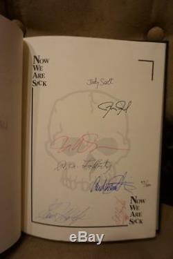 Neil Gaiman NOW WE ARE SICK HC 1991 SIGNED by 29 Authors! ALAN MOORE #97/250