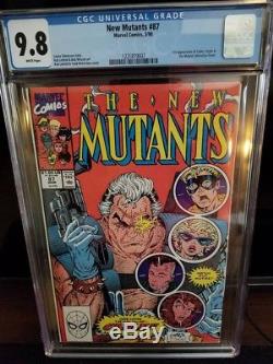 New Mutants #87 CGC 9.8 WHITE pages / First app. Cable / NEW Case