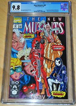 New Mutants #98 CGC 9.8 (1st Deadpool, Domino & Gideon)-OFF-WHITE TO WHITE PAGES