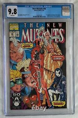 New Mutants #98 CGC 9.8 Marvel Comics, 1st appearance of Deadpool & Domino