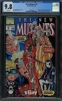 New Mutants 98 CGC 9.8 White Pages NO RESERVE AUCTION
