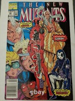 New Mutants #98 Newsstand 1st appearance of Deadpool VF