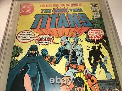 New Teen Titans #2 CGC 9.8 White Pages 1980 1st app. Deathstroke the Terminator