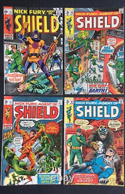 Nick Fury Agent of Shield 1-7, 9-18 Steranko Marvel Silver Age lot of 17 books