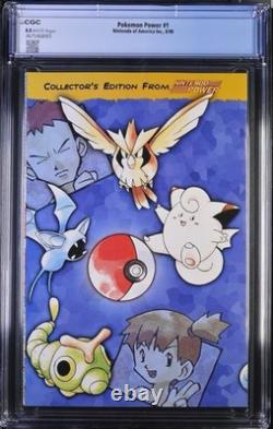 Nintendo Pokemon POWER #1 CGC 8.0 VF 1ST COMIC APPEARANCE ASH PIKACHU Retro