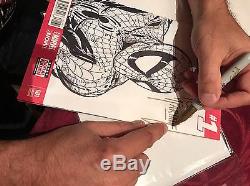 ORIGINAL McFarlane Spiderman artwork on SKETCH COVER comic #1