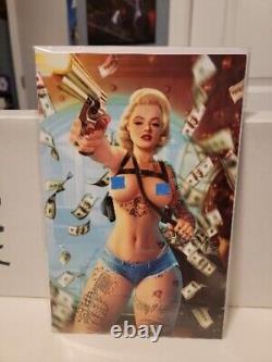POWER HOUR #1, Marilyn Monroe Gangster, Cosplay Hot Exclusive 4 Comic Book Set