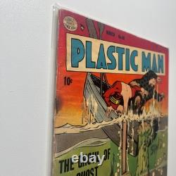 Plastic Man #40 (1.5), 44 (1.0), 46 (1.0), Fair, 3 Golden Age Comics 1953 1954
