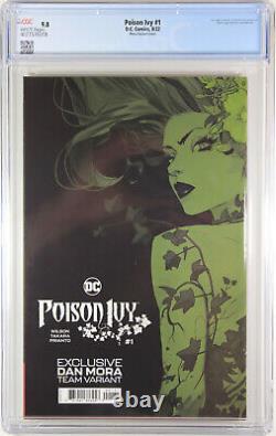 Poison Ivy #1 (dan Mora Team Variant) Comic Book Cgc 9.8 Nm/m