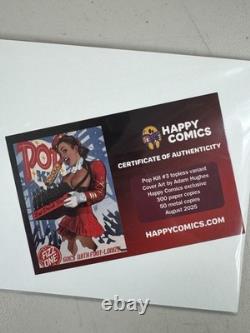 Pop Kill #3 Happy Comics Adam Hughes Topless Variant Limited to 300 copies withCOA