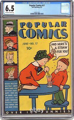 Popular Comics #17 CGC 6.5 1937 0299217001