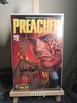 Preacher 1 Comic Con Box Variant Signed By Glenn Fabry. 2016