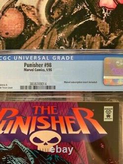 Punisher #98 CGC Graded 9.6 1995 WP scarce Low Print