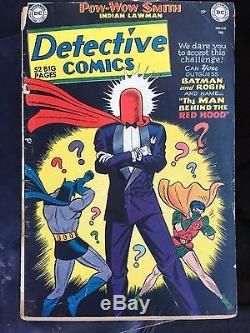 Rare 1951 Golden Age Detective Comics #168 Origin Joker Red Hood Cover Mega Key