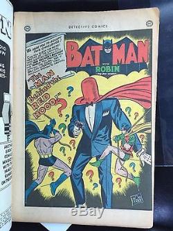 Rare 1951 Golden Age Detective Comics #168 Origin Joker Red Hood Cover Mega Key