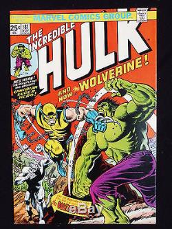 Rare Incredible Hulk # 181 First Full Appearance Wolverine Excellent Condition