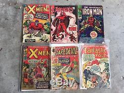 Rare Lot 319 Marvel Silver Age Comics X-men 1,4 Dd1 Avengers1,57 Iron Man Spidey