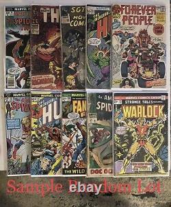 Random Lot of 10 Listed Comics + Secure Shipping Golden/Silver/Bronze Age