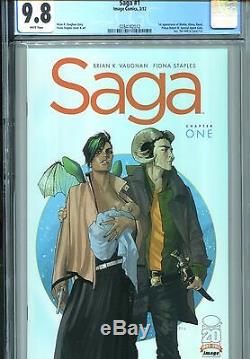 Saga #1 Cgc 9.8 1st Printing Image Comics 2012