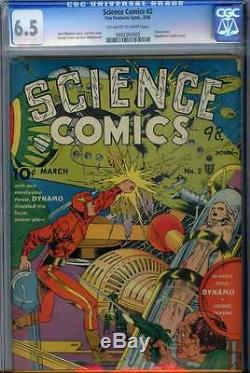 Science Comics #2 Cgc 6.5 Ow Pages