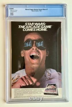 SECRET WARS #7 CGC 9.8 (1984) 1st App Julia Carpenter MARVEL