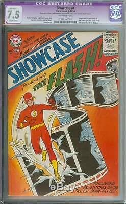 SHOWCASE #4 CGC 7.5 OW PAGES