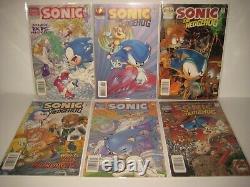 SONIC THE HEDGEHOG (60+Book MEGA LOT) Vintage 90s Archie Adventure Series Comics