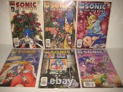 SONIC THE HEDGEHOG (60+Book MEGA LOT) Vintage 90s Archie Adventure Series Comics