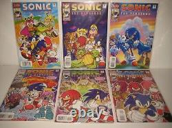 SONIC THE HEDGEHOG (60+Book MEGA LOT) Vintage 90s Archie Adventure Series Comics