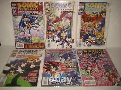 SONIC THE HEDGEHOG (60+Book MEGA LOT) Vintage 90s Archie Adventure Series Comics