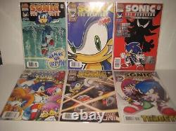 SONIC THE HEDGEHOG (60+Book MEGA LOT) Vintage 90s Archie Adventure Series Comics