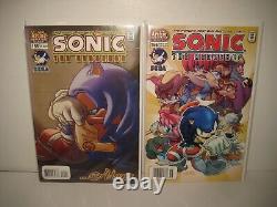 SONIC THE HEDGEHOG (60+Book MEGA LOT) Vintage 90s Archie Adventure Series Comics