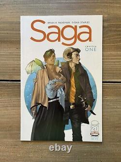 Saga #1, 1st Print, Vaughan Staples, NM, Image Comic 2012