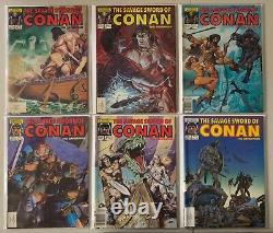 Savage Sword of Conan magazine lot #101-175 22 diff avg 6.0 (1984-90)