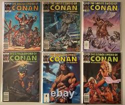 Savage Sword of Conan magazine lot #101-175 22 diff avg 6.0 (1984-90)